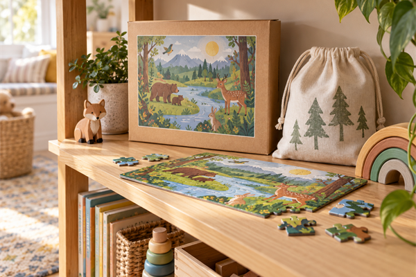 Premium custom puzzle gift set and packaging options