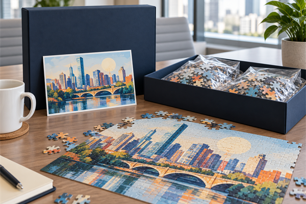 Corporate promotional custom puzzle case study
